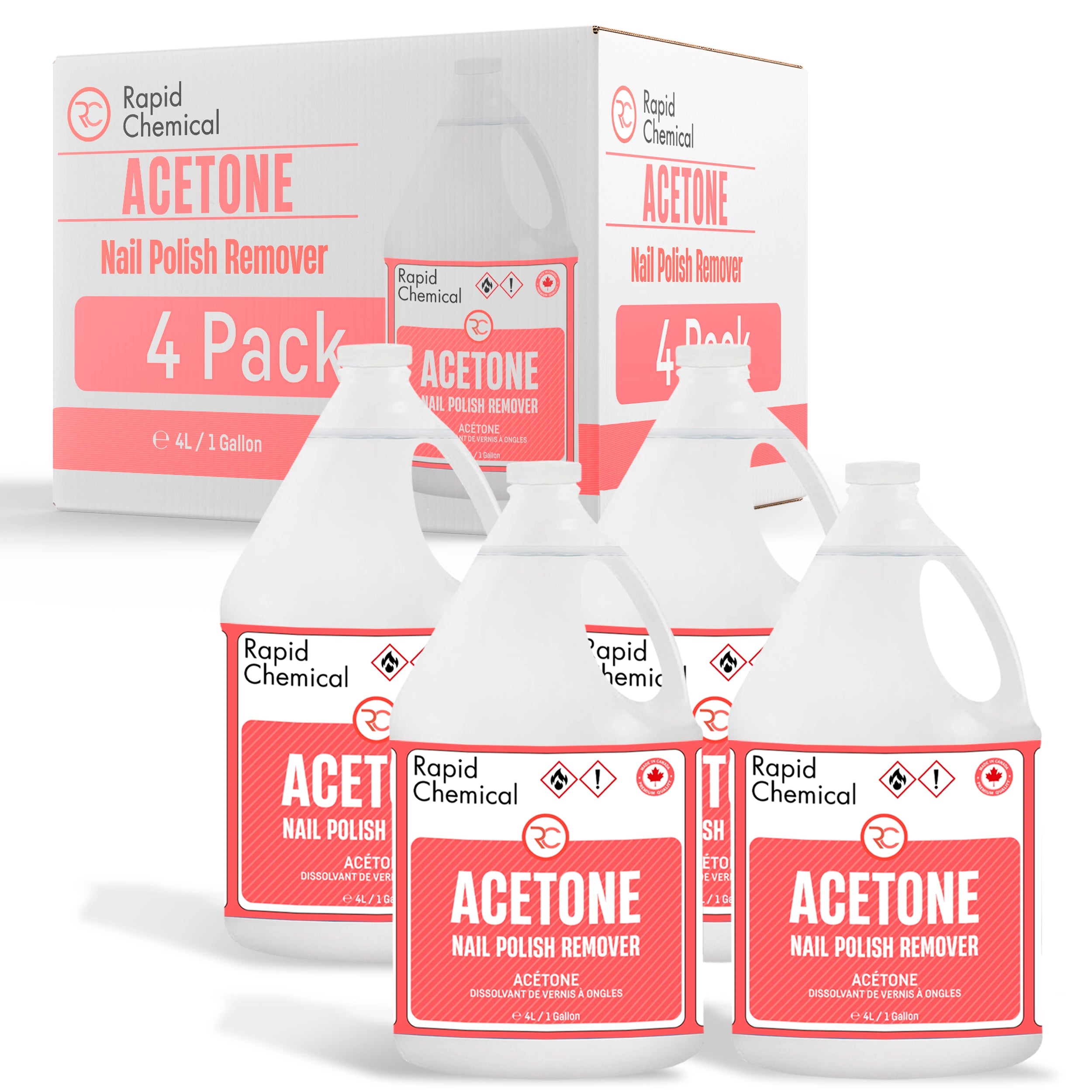 Acetone 4L - 4 Pack