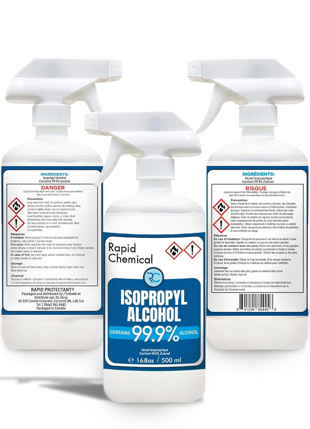 99.9% Isopropyl Alcohol Spray 500ml